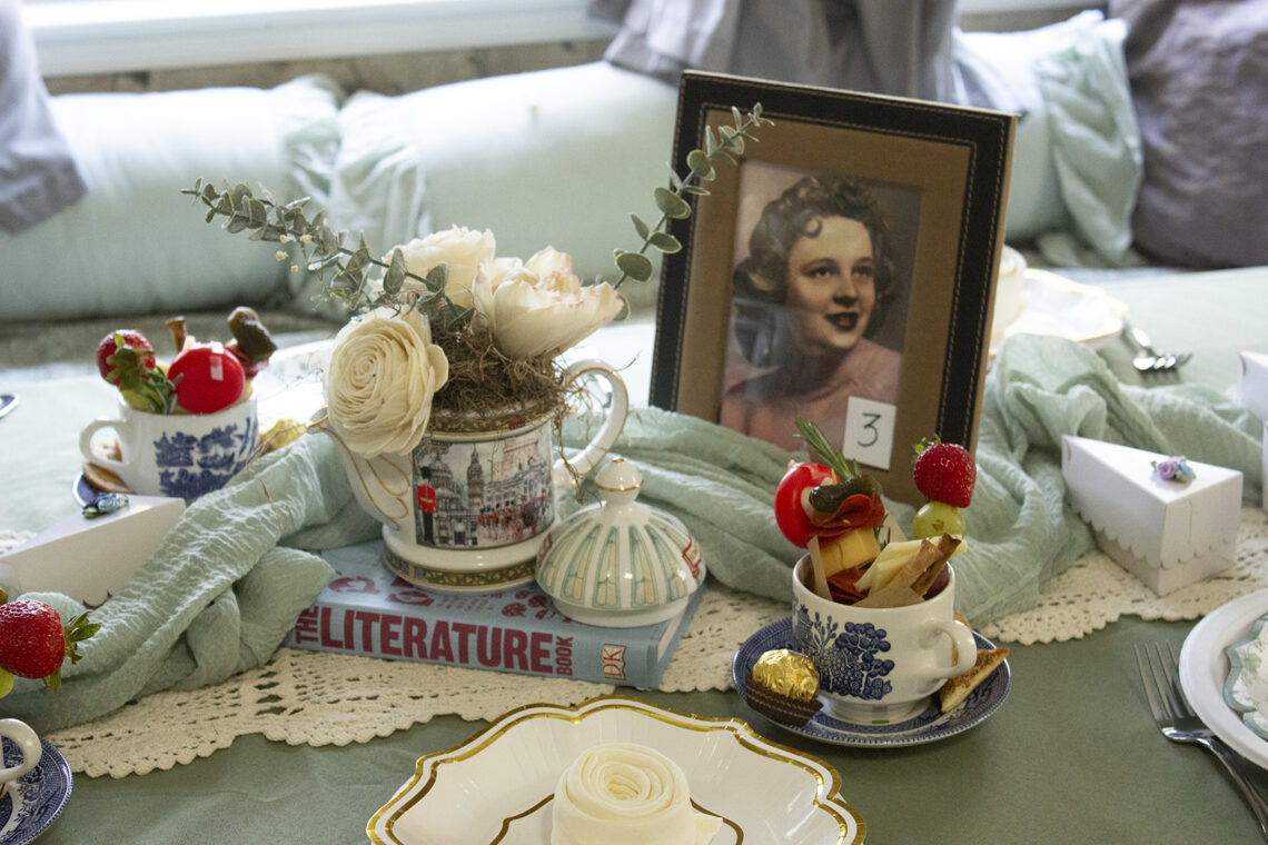 tea party bridal shower tablescape