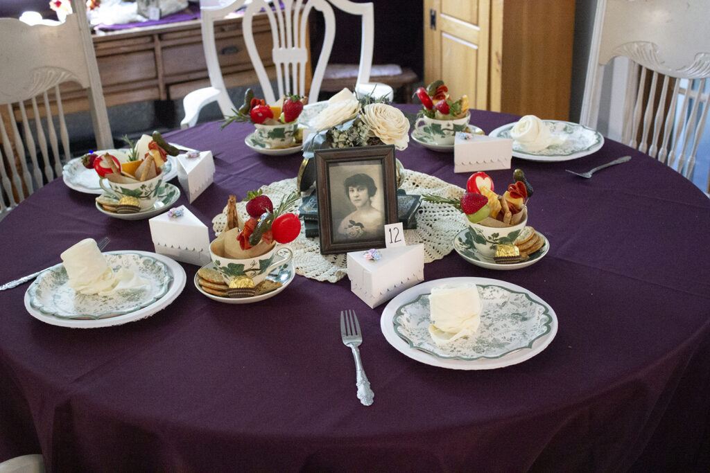 tea party bridal shower tablescape