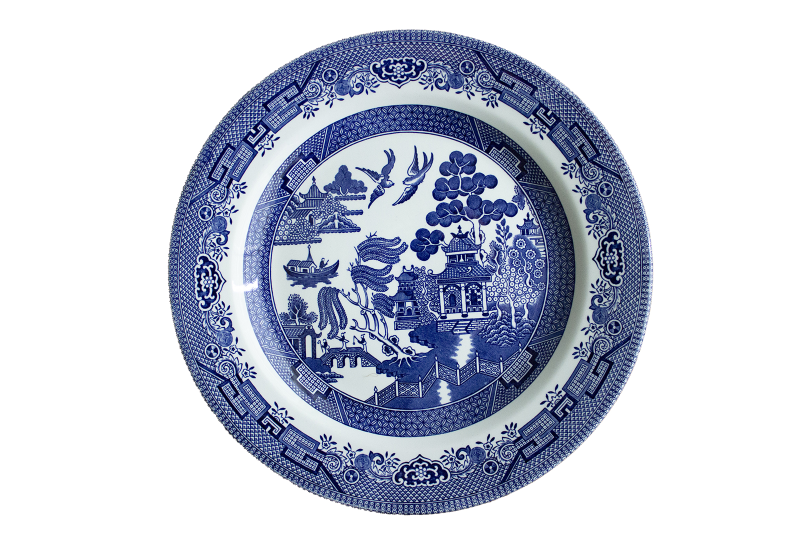Blue Willow China plate