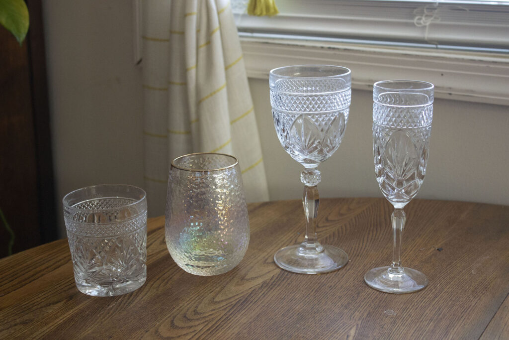 Thrifting Cocktail Glasses