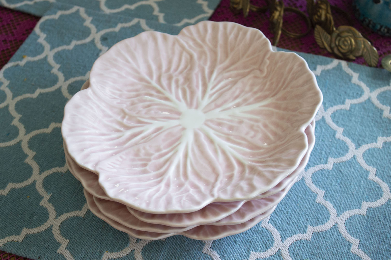 Pink Cabbage Plates Hobby Lobby