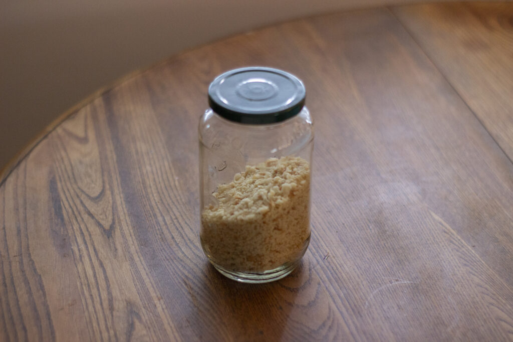 8 Ways to Reduce Waste: Homemade Breadcrumbs in jar