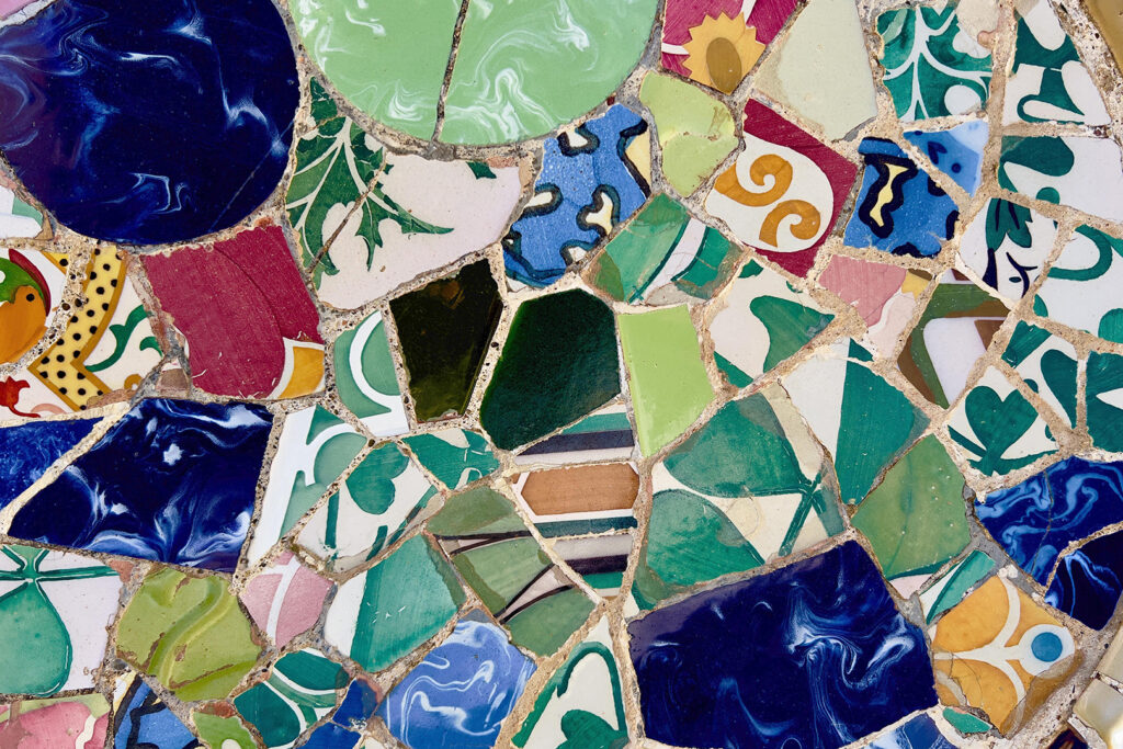 8 ways to reduce waste: Broken china mosaic