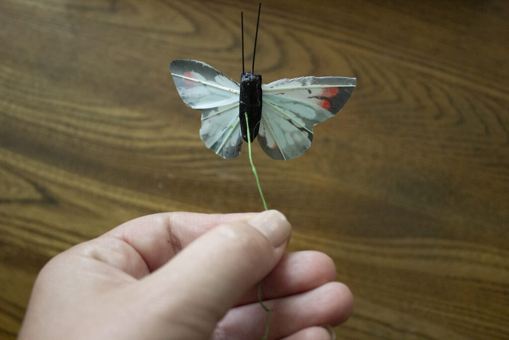 Butterfly Craft: Blue Faux Butterfly