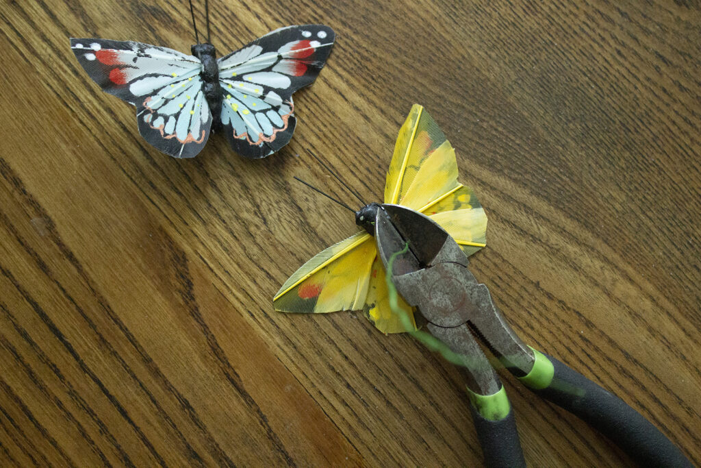 Cutting Wire off of butterfly