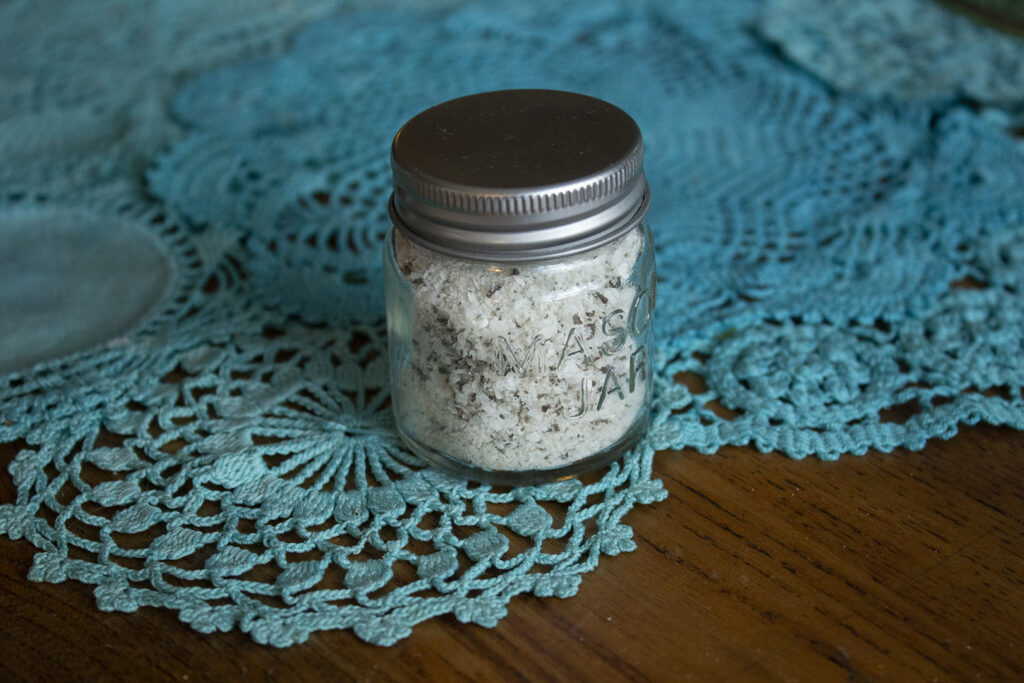 Rosemary Salt in small jar