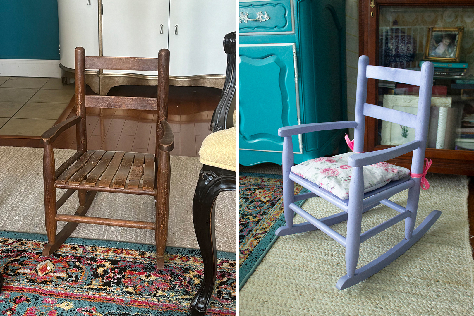 Rocking Chair before and after