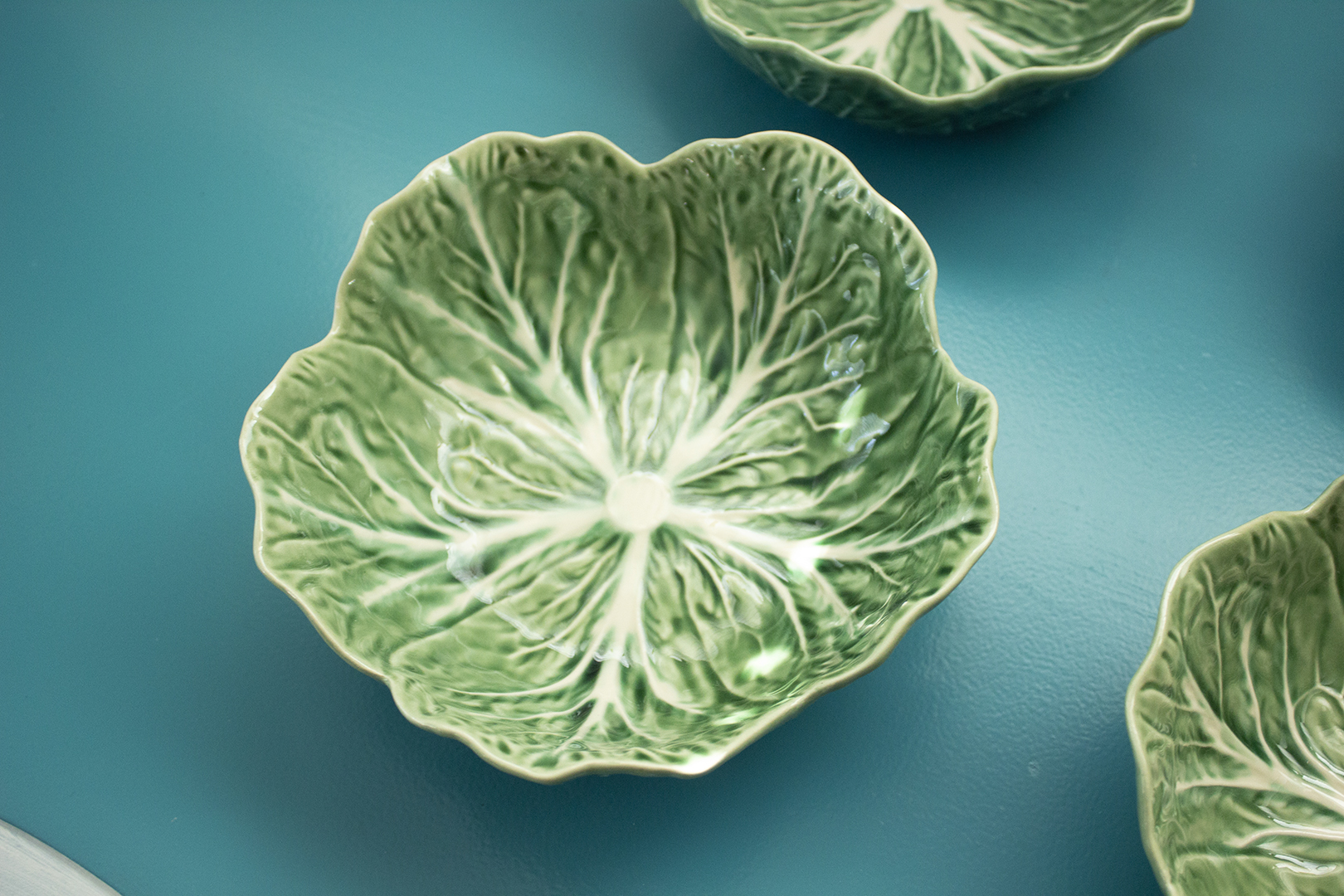Green Bordallo Pinheiro Cabbageware Bowl