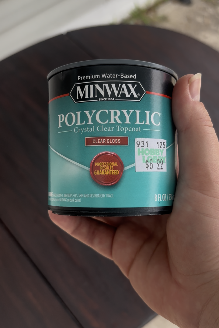 Minwax Polycrylic Crystal Clear Topcoat