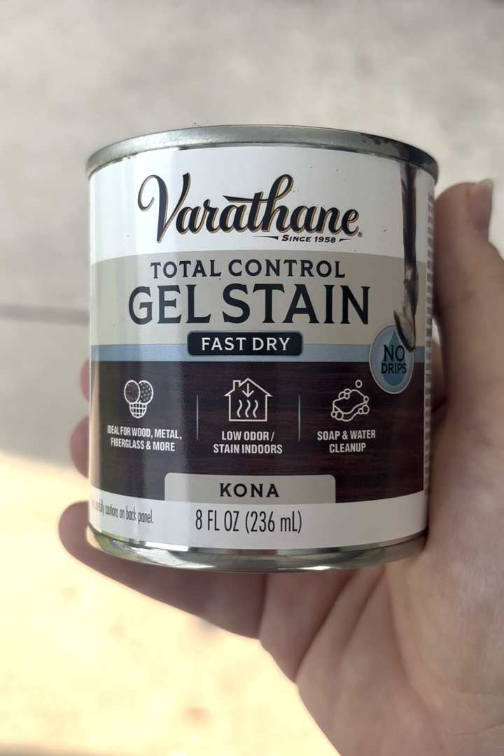 Varathane Total Control Gel Stain in the color Kona
