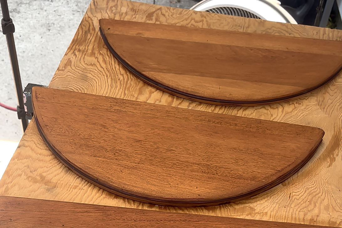Wooden table pieces